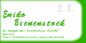 eniko bienenstock business card